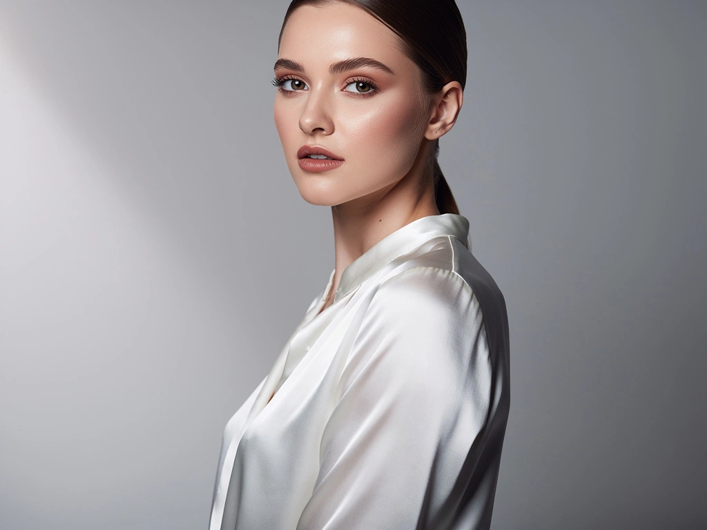 AI-generated fashion editorial portrait